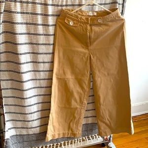 Khaki Wide Leg Pants